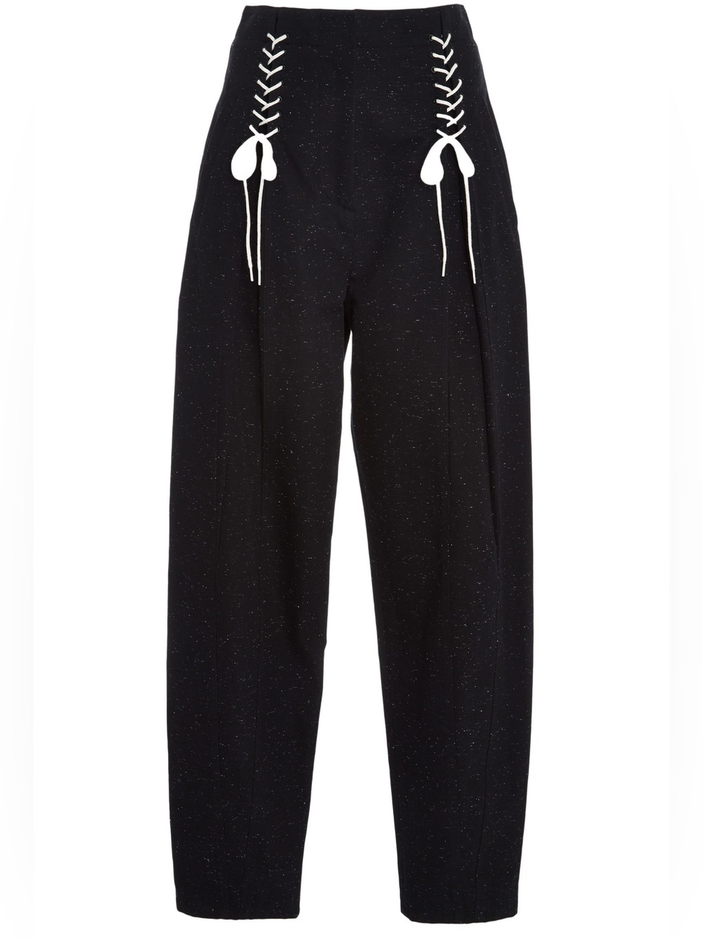TIBI Easton luxe twill tie detail pant, 0